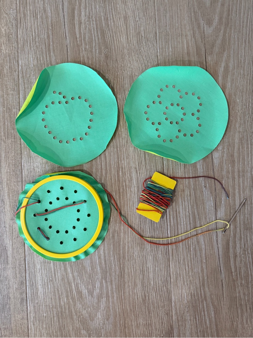 Lovevery Montessori First Sewing Kit from The Analyst Play Kit 3 Patterns